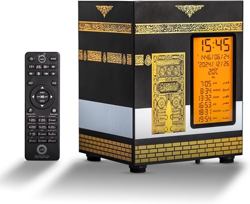 Kaaba shaped azan clock for - azan,