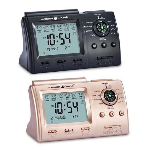 Digital muslim table - table, clock