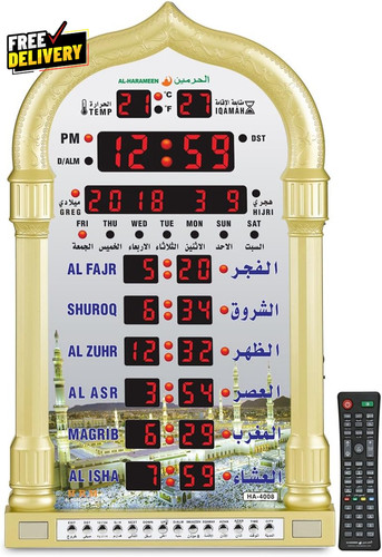 Azan clock led prayer - azan,