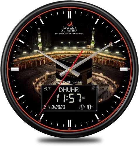 Azan clock led muslim prayer - clock,,