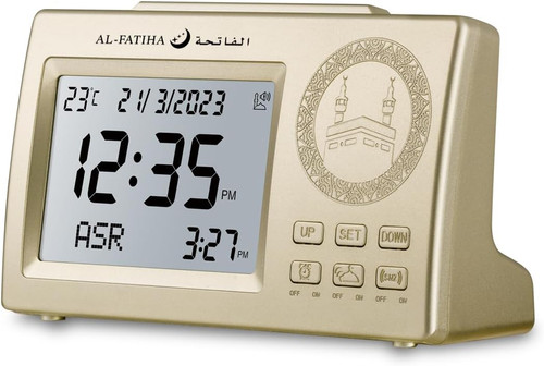 Muslim azan clock - azan, table