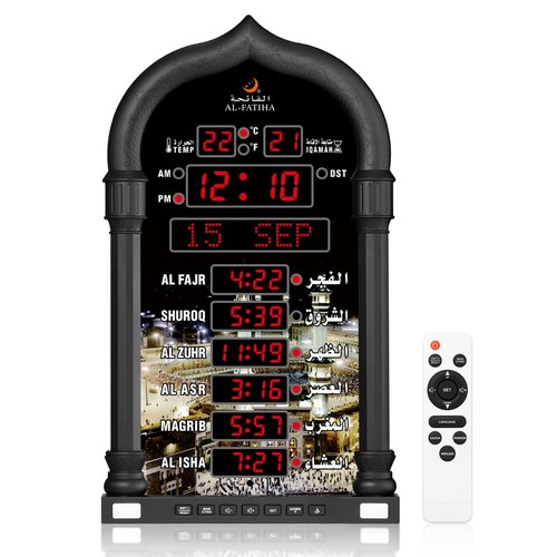 Azan clock led - led, muslim