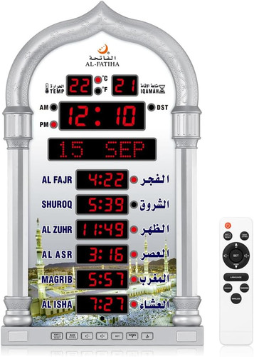 Azan clock led - led, muslim