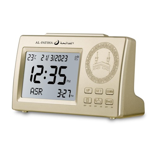 Muslim azan clock - azan, table